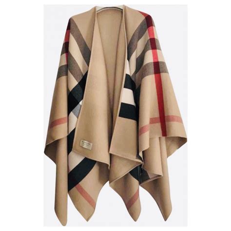 burberry printed cape|burberry ponchos for women.